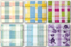 Seamless Easter Plaid Pattern Paper - CraftNest - Digital Crafting and Art