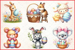 Easter Animals Clipart Bundle - CraftNest - Digital Crafting and Art