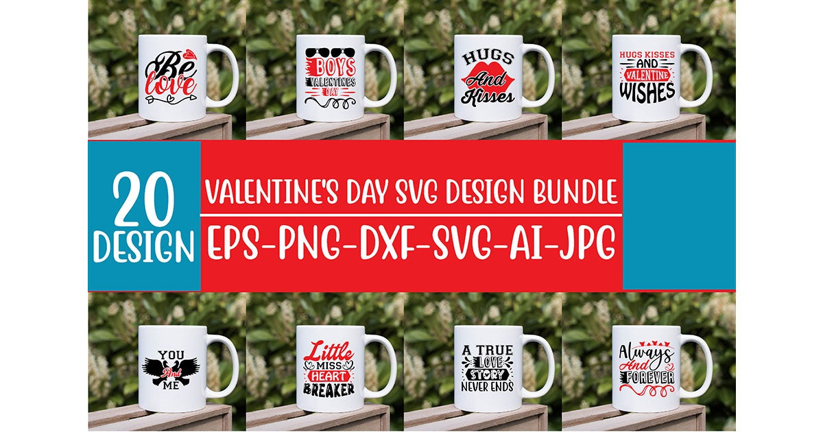 Valentine’s Day SVG Bundle 6 - CraftNest - Digital Crafting and Art