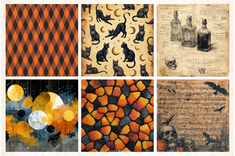 Vintage Halloween Clipart Bundle 10 - CraftNest - Digital Crafting and Art