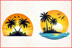 Summer Sunset Clipart Bundle - CraftNest - Digital Crafting and Art