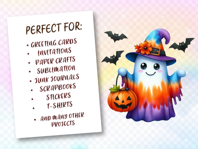 Funny Halloween Ghost Clipart Bundle 3 - CraftNest - Digital Crafting and Art