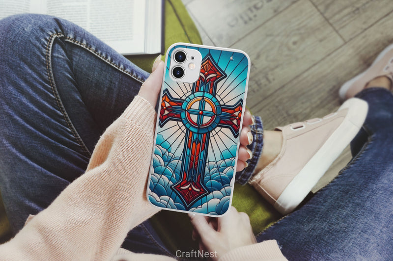 Stained Glass Cross Tarot Card Clipart Bundle 8 - CraftNest - Digital Crafting and Art