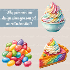 Sweet Treats Clipart Bundle - CraftNest - Digital Crafting and Art