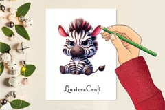 Funny Grumpy Zebra Clipart Bundle - CraftNest - Digital Crafting and Art