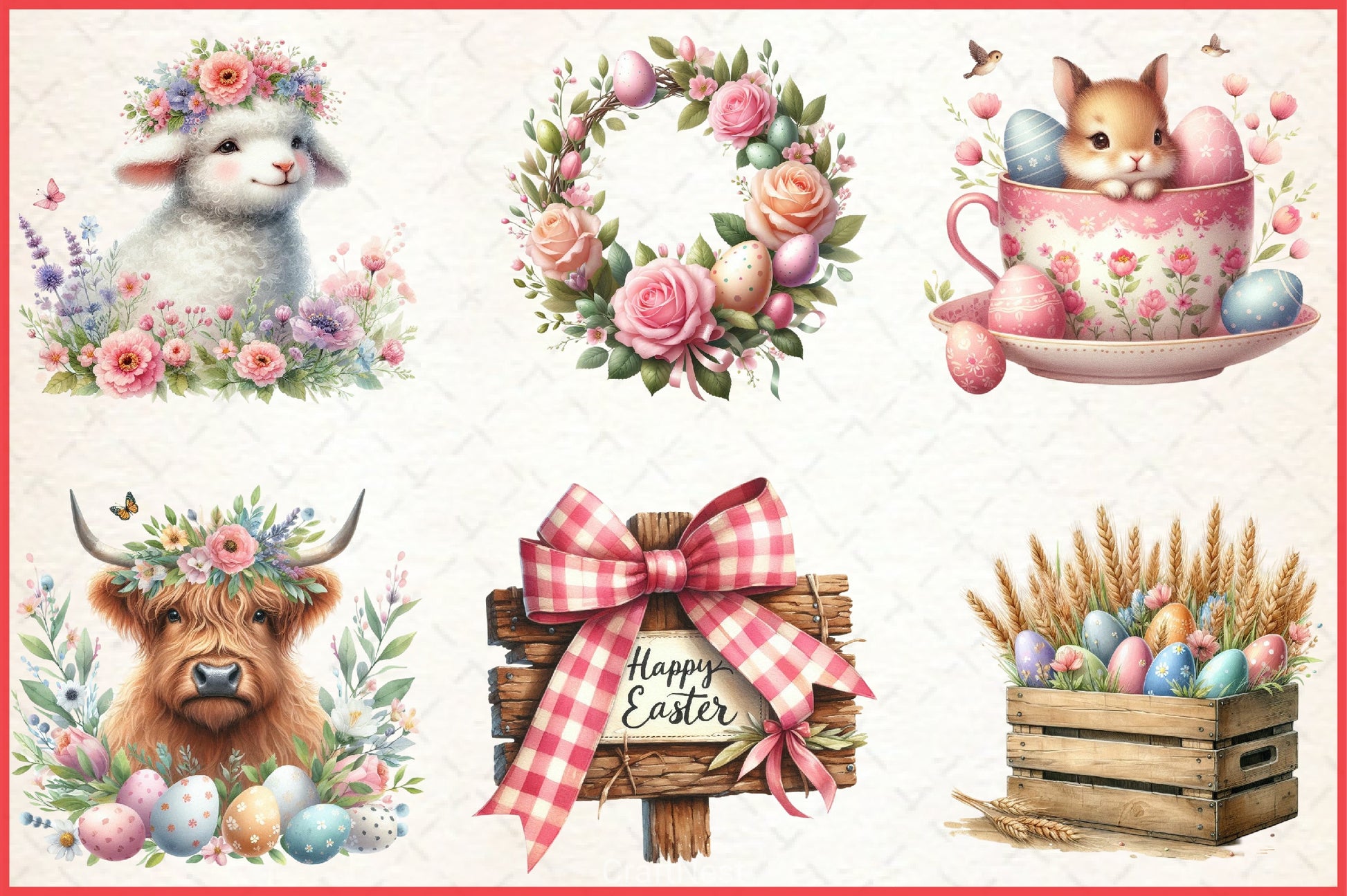 Spring Easter Clipart Bundle 2 - CraftNest - Digital Crafting and Art