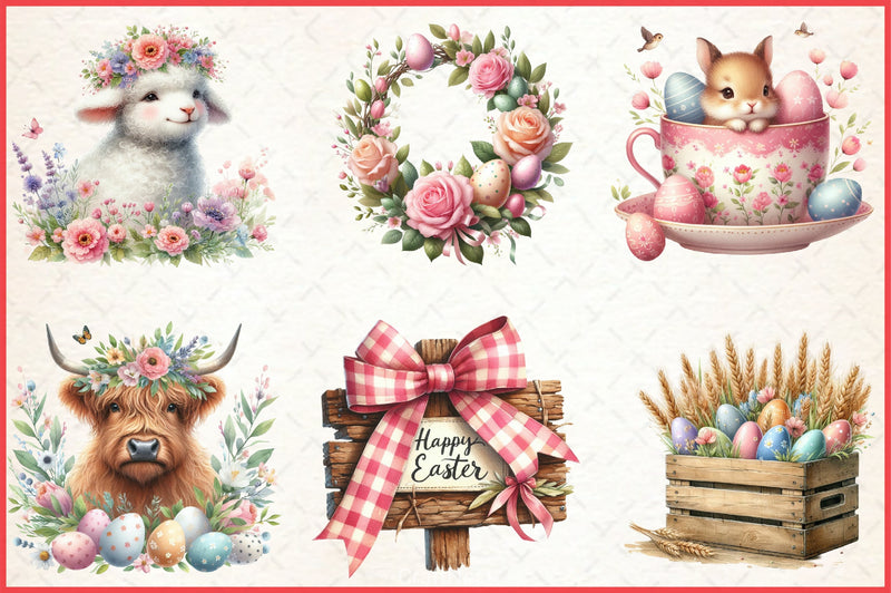 Spring Easter Clipart Bundle 2 - CraftNest - Digital Crafting and Art