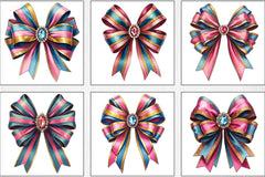 Coquette Bow Clipart Bundle 2 - CraftNest - Digital Crafting and Art