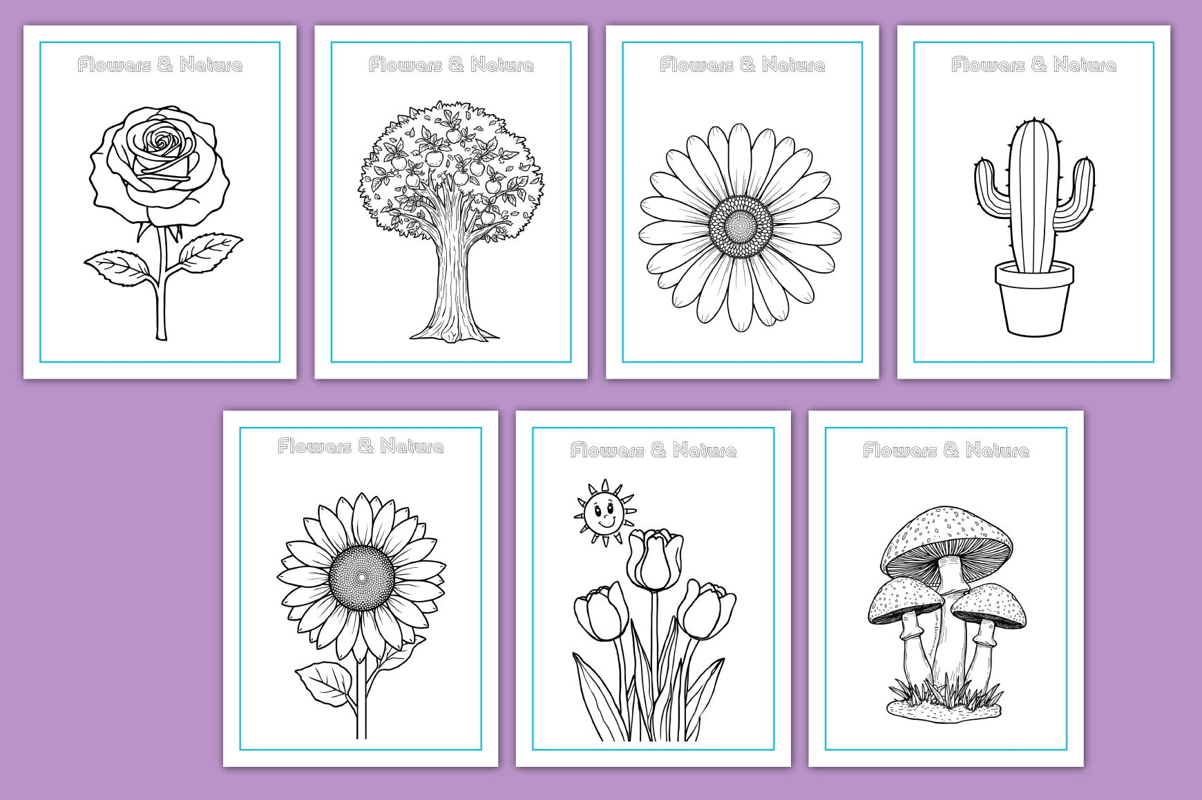 Bold and Easy Coloring Book