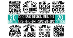 Dog SVG Bundle 8 - CraftNest - Digital Crafting and Art