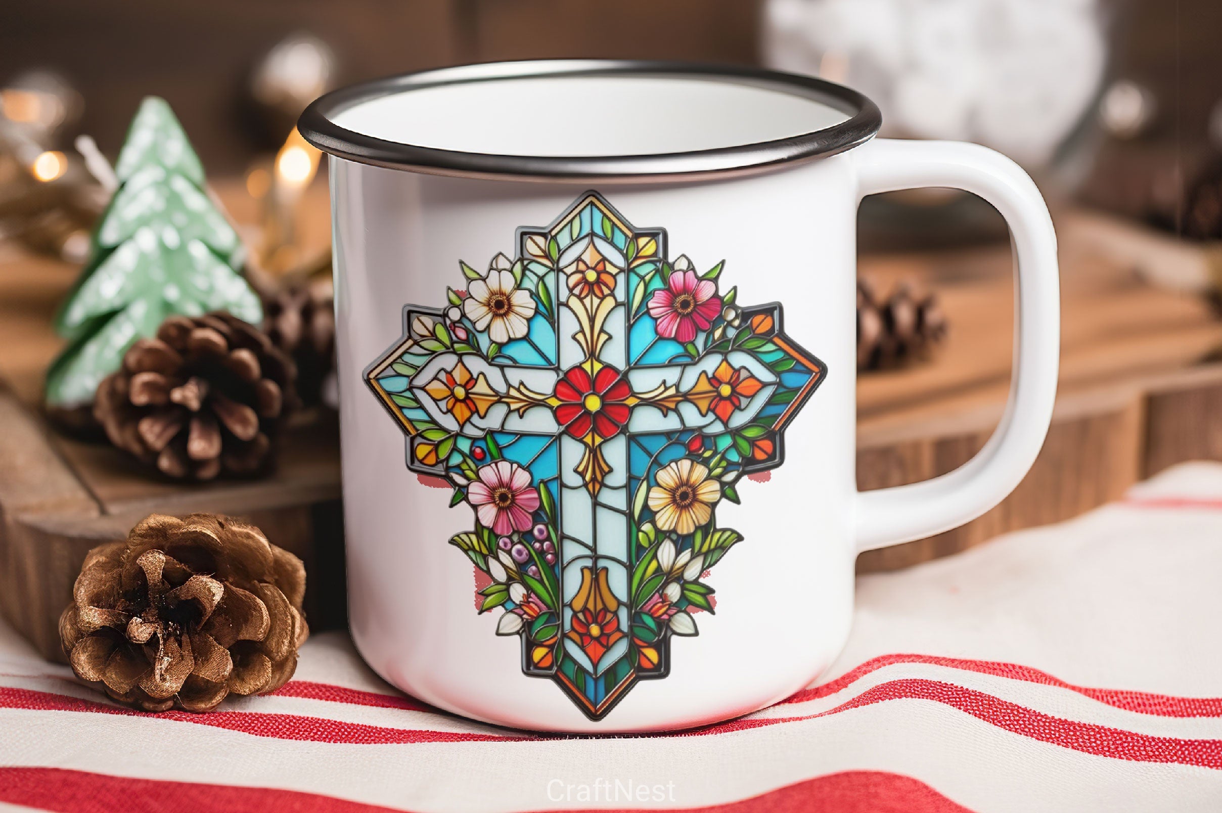 Stained Glass Cross Tarot Card Clipart Bundle 11 - CraftNest - Digital Crafting and Art