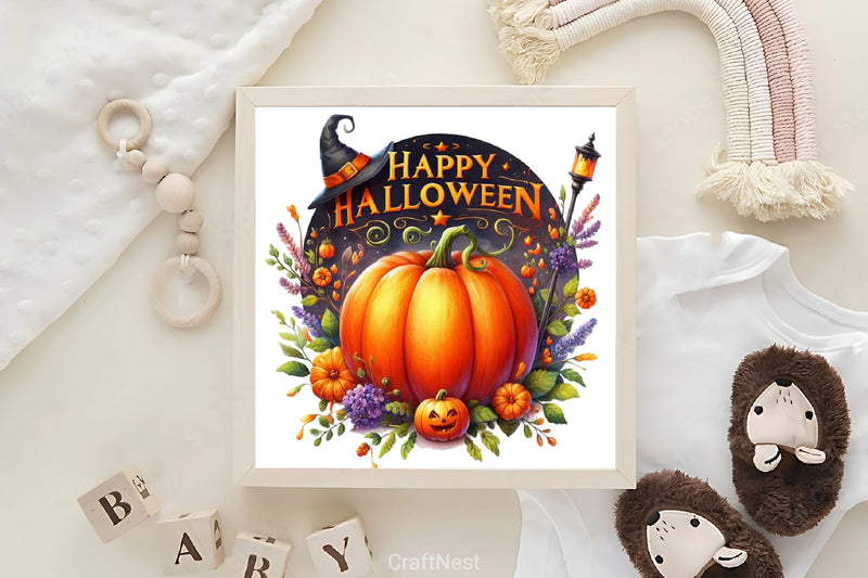 Cute Halloween Clipart Bundle 12 - CraftNest - Digital Crafting and Art