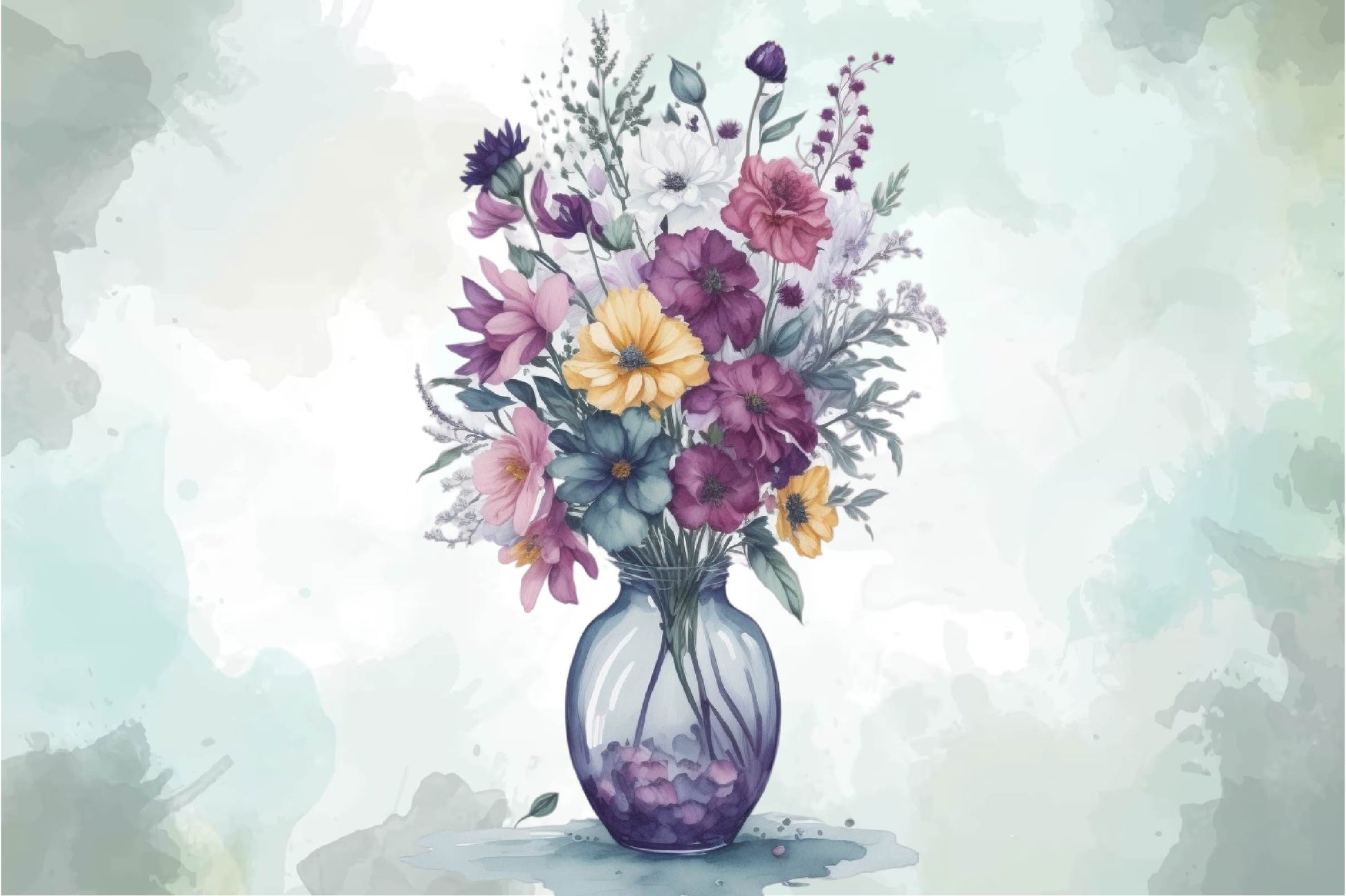 Vase Of Flowers Clipart Bundle - CraftNest - Digital Crafting and Art