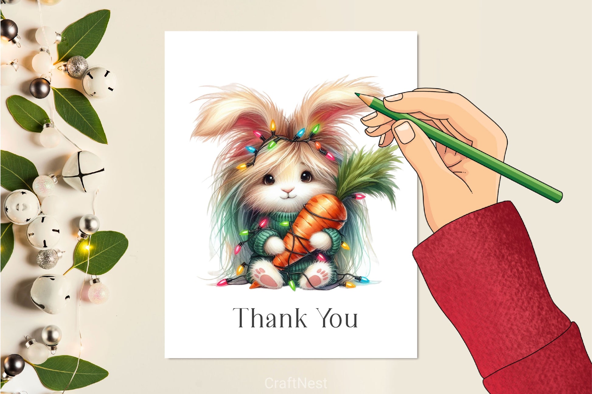 Bunny Carrots Clipart Bundle - CraftNest - Digital Crafting and Art