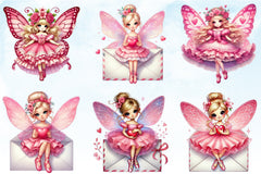 Valentine Fairy Clipart Bundle - CraftNest - Digital Crafting and Art