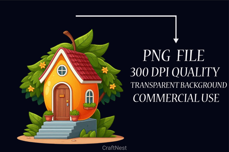 Mango House Clipart Bundle - CraftNest - Digital Crafting and Art