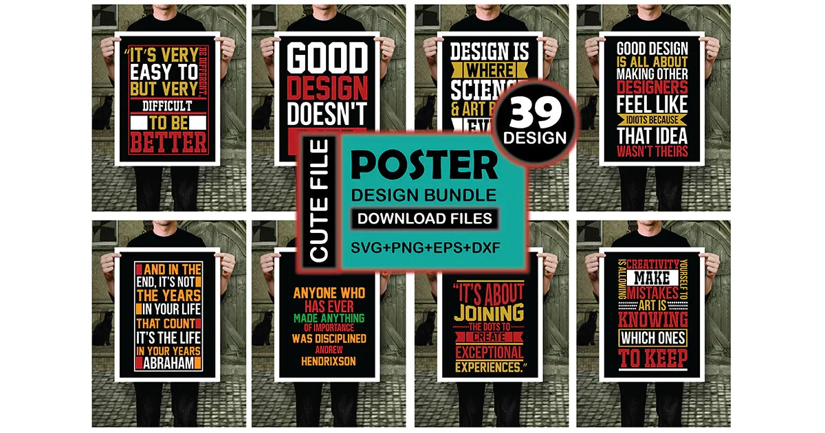 Poster SVG Bundle