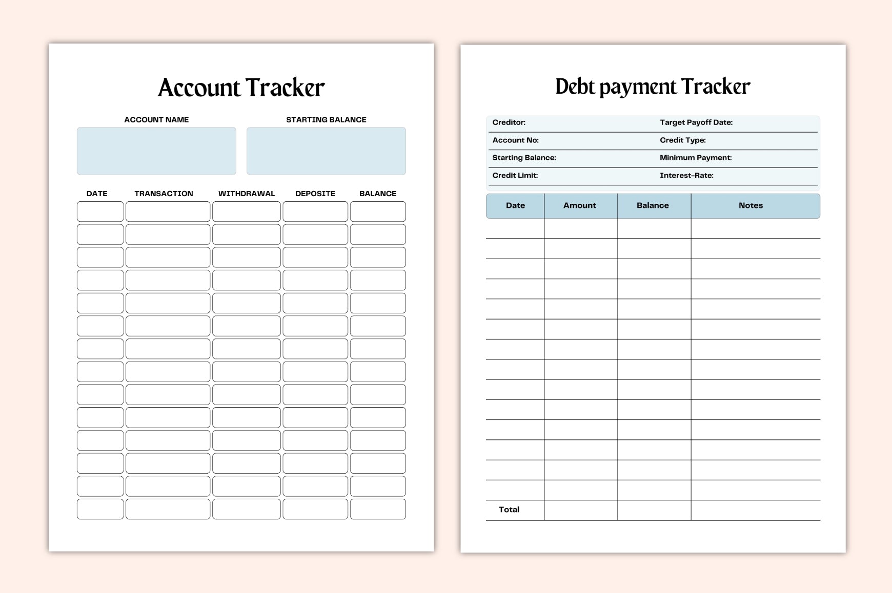 Household Finance Budget Planner