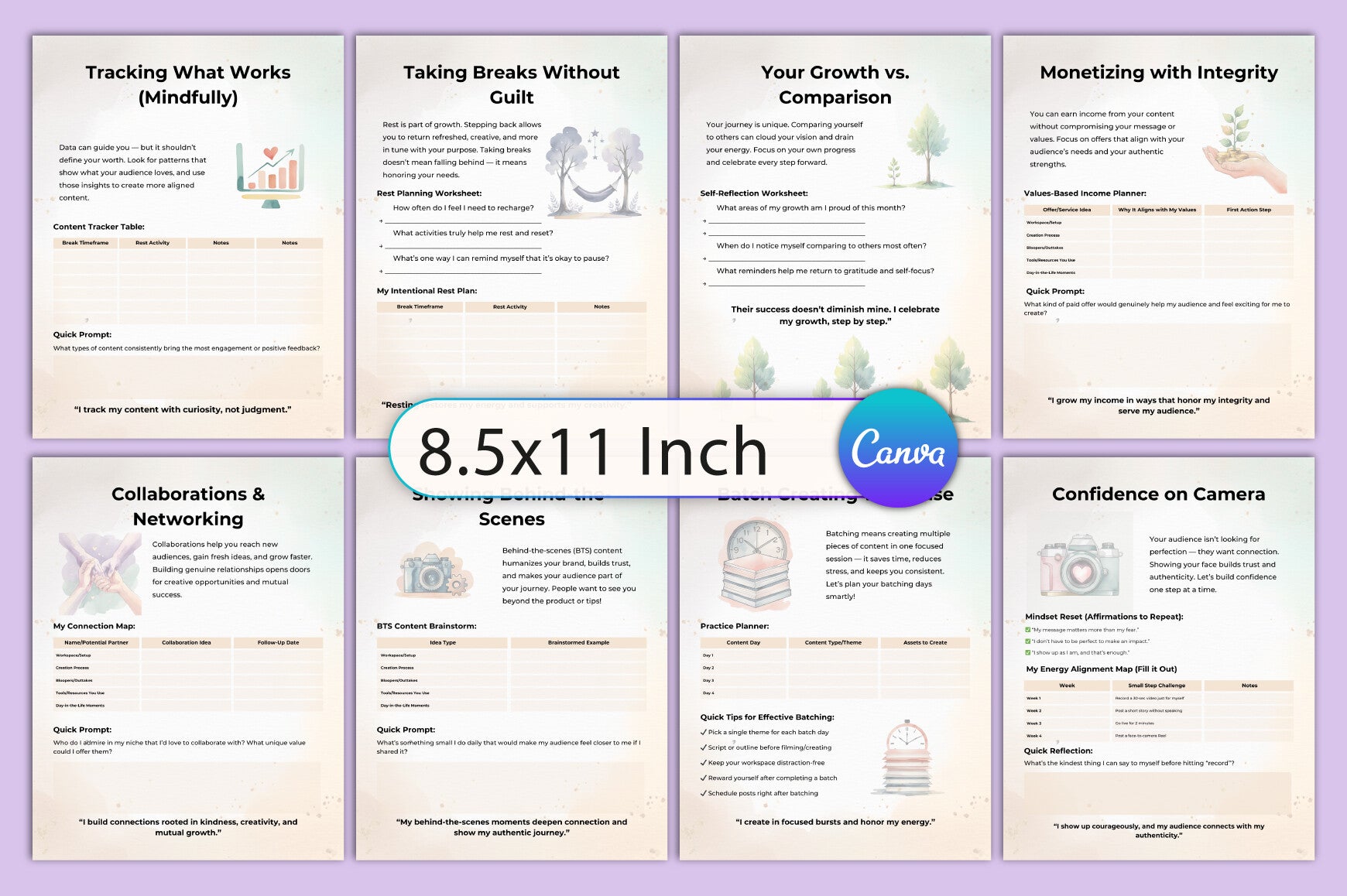 Content Creators Success Guide Planner