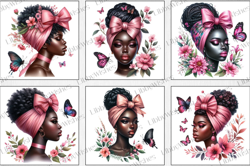 Black Girl Graphics Clipart Bundle - CraftNest - Digital Crafting and Art