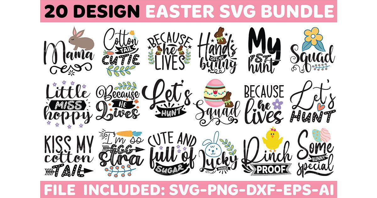Easter SVG Bundle 14