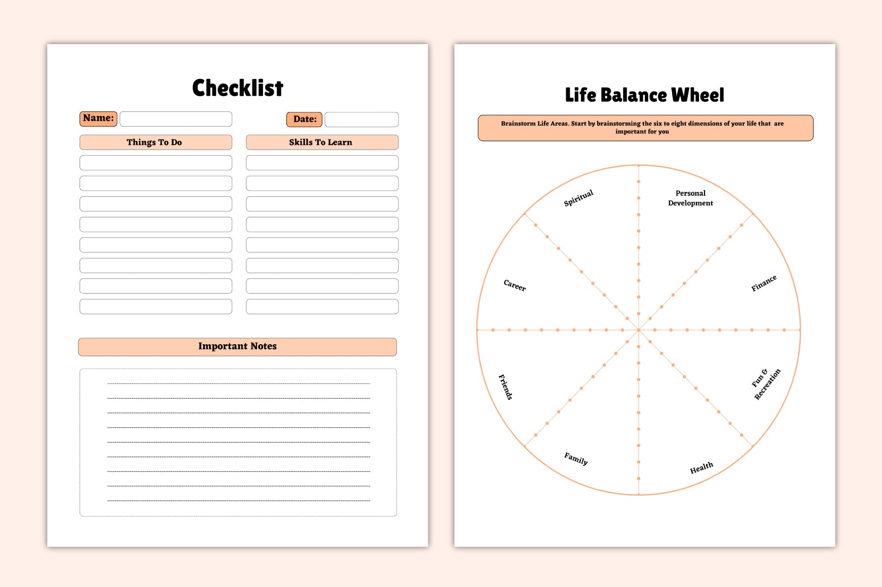 Dream Life Vision Board Planner