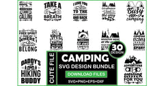 Camping SVG Bundle 7 - CraftNest - Digital Crafting and Art