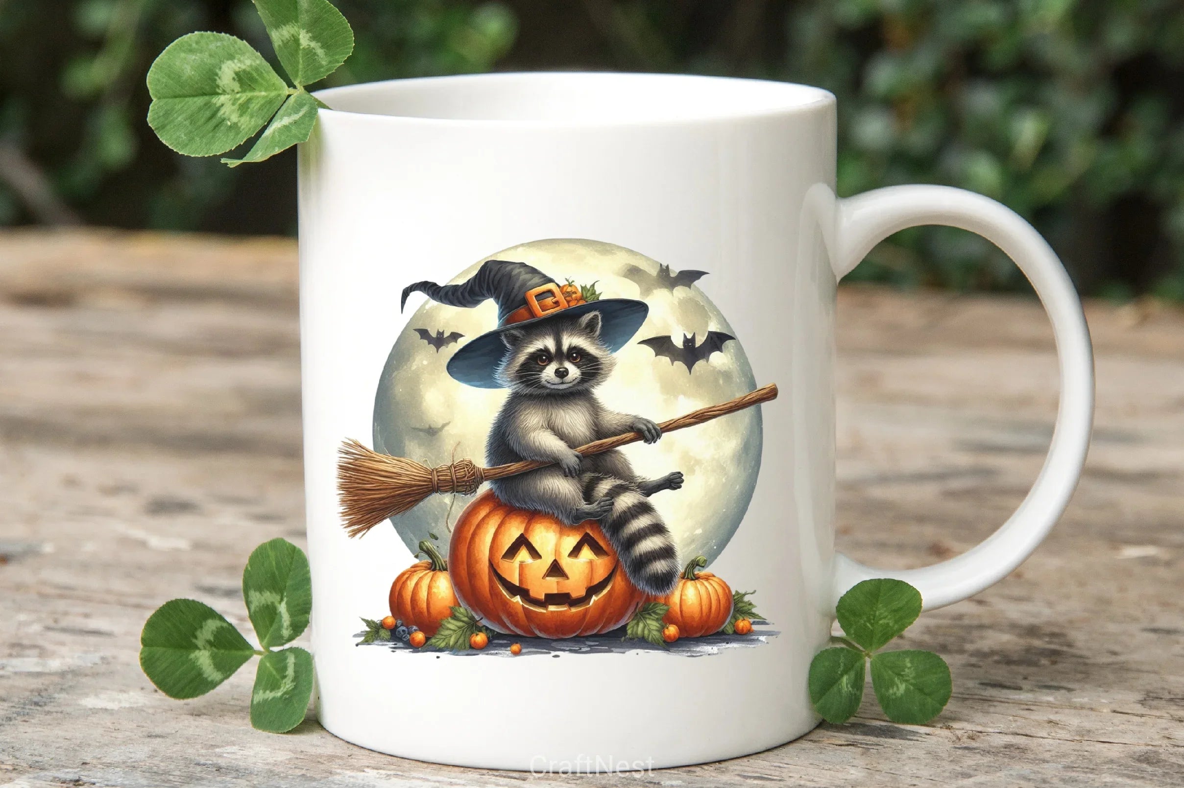 Halloween Raccoon Clipart Bundle 8 - CraftNest - Digital Crafting and Art