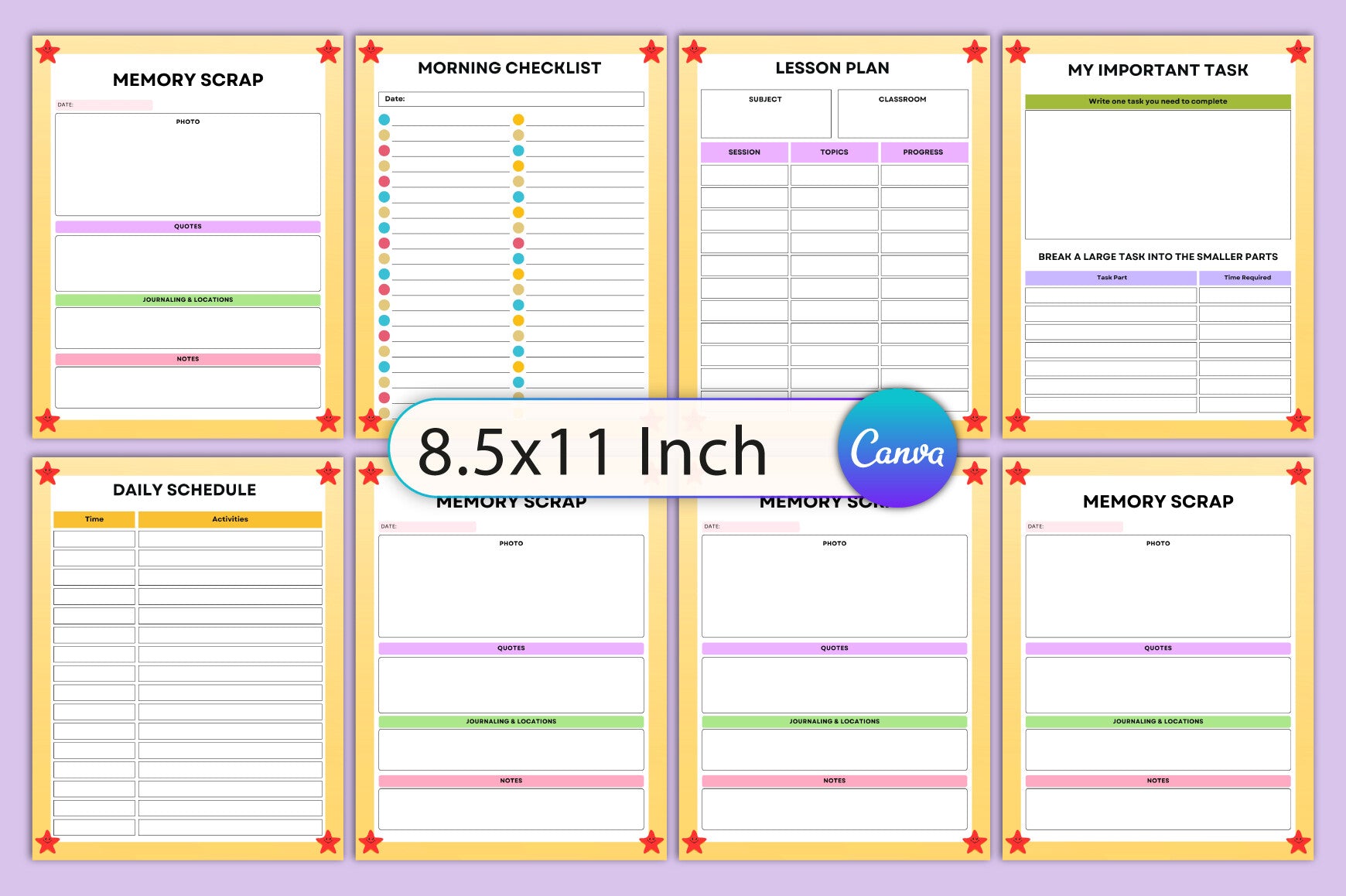 Friendship Planner for Kids