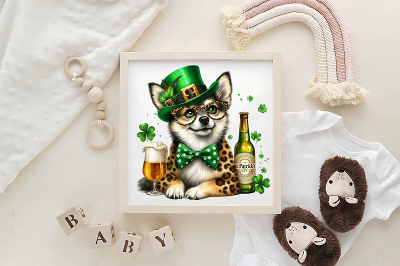 St Patricks Dog Clipart Bundle - CraftNest - Digital Crafting and Art