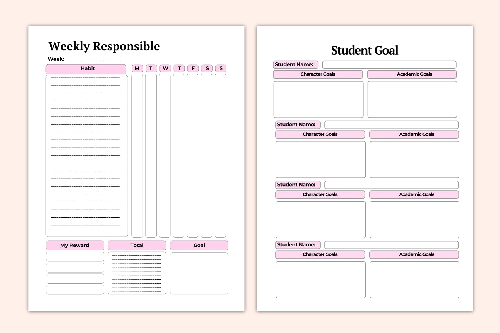 Homeschool Academic Planner