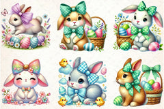 Easter Bunny Clipart Bundle 34 - CraftNest - Digital Crafting and Art