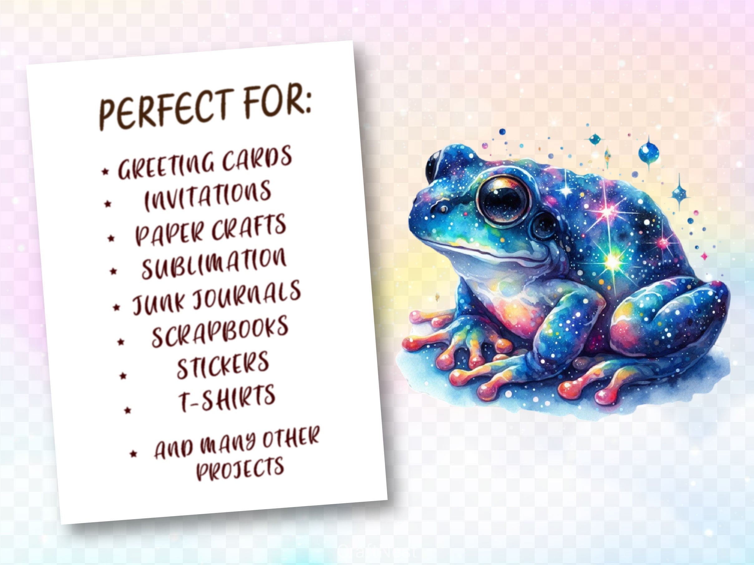 Starry Galaxy Animals Clipart Bundle - CraftNest - Digital Crafting and Art