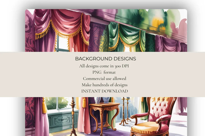 Vintage Victorian Scenes Background Papers - CraftNest - Digital Crafting and Art