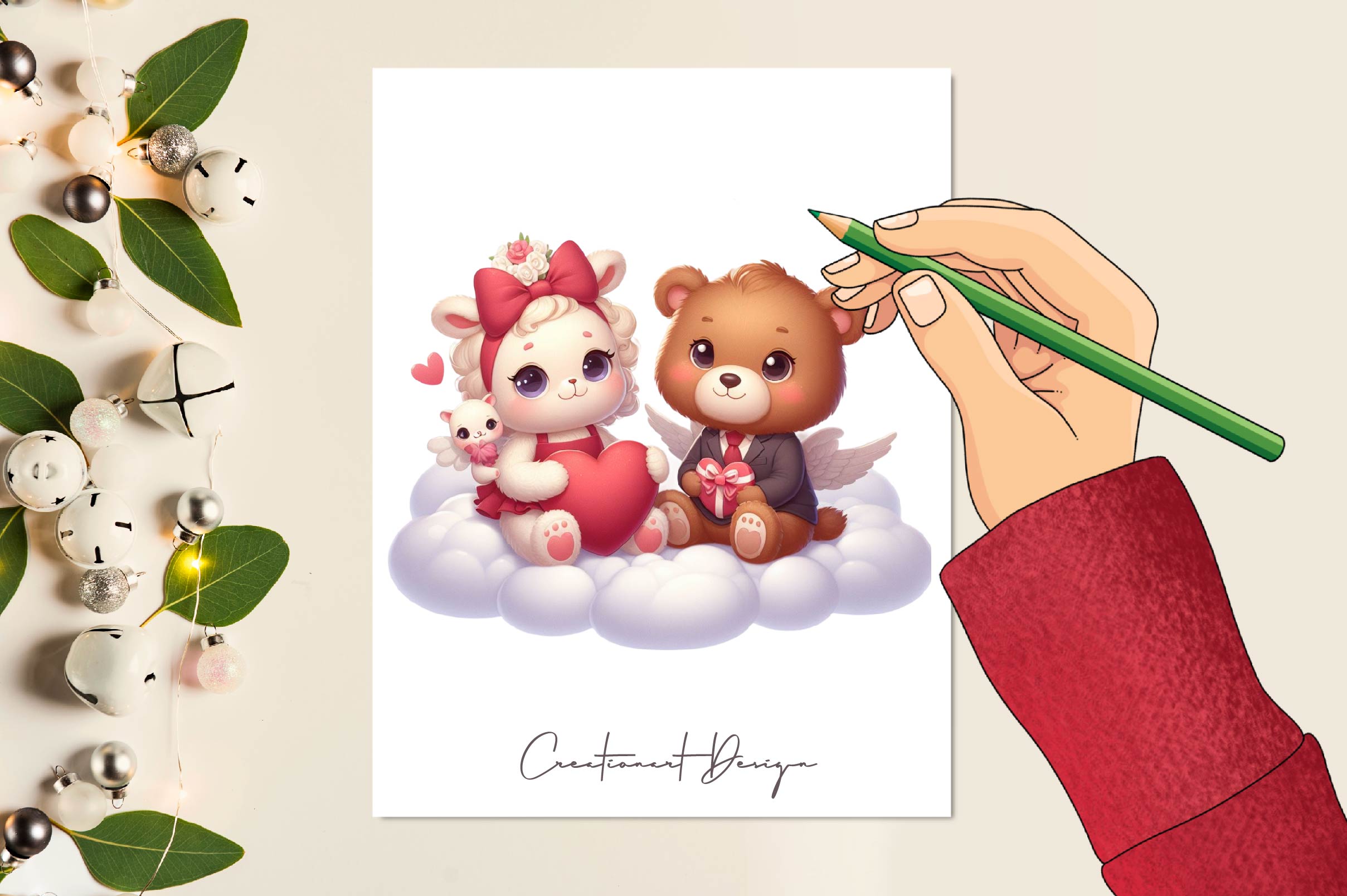 Animals Couple In Love Clipart Bundle - CraftNest - Digital Crafting and Art