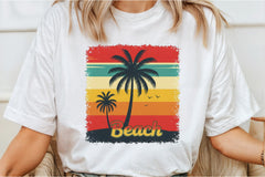 Beach Palm Trees Clipart Bundle - CraftNest - Digital Crafting and Art