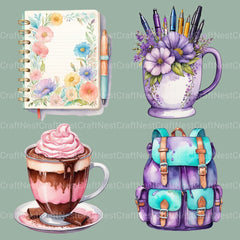 Girl Things Clipart Bundle - CraftNest - Digital Crafting and Art