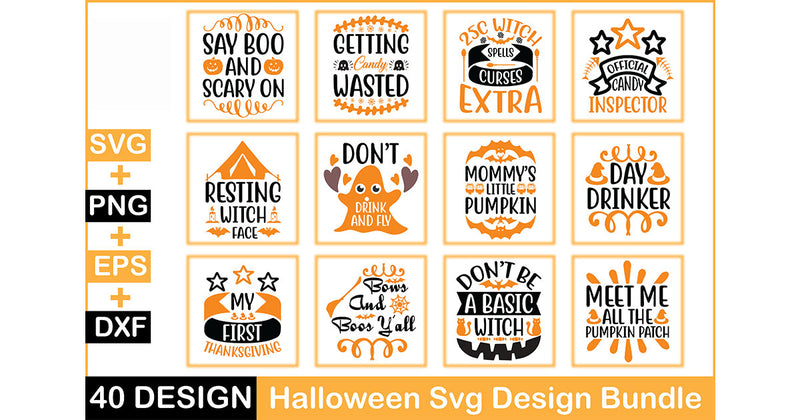 Halloween 40 SVG Bundle - CraftNest - Digital Crafting and Art
