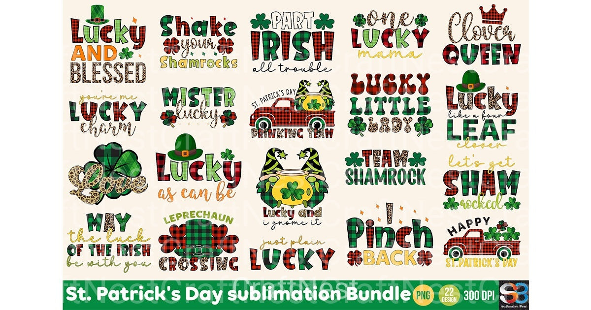 St. Patrick's Day Clipart Bundle 66 - CraftNest - Digital Crafting and Art