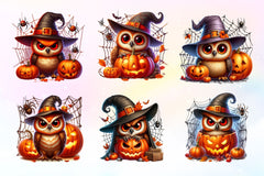 Halloween Owl Clipart Bundle 2 - CraftNest - Digital Crafting and Art