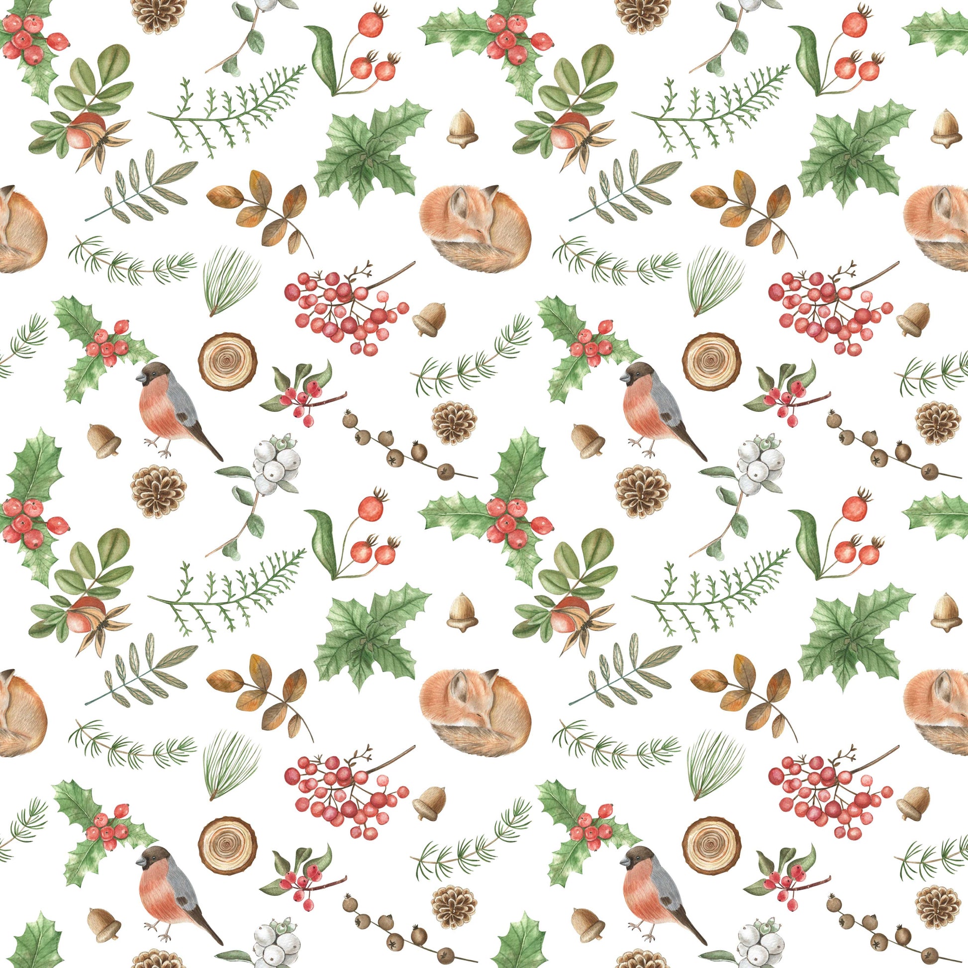 Cardinal Seamless Digital Paper - CraftNest - Digital Crafting and Art