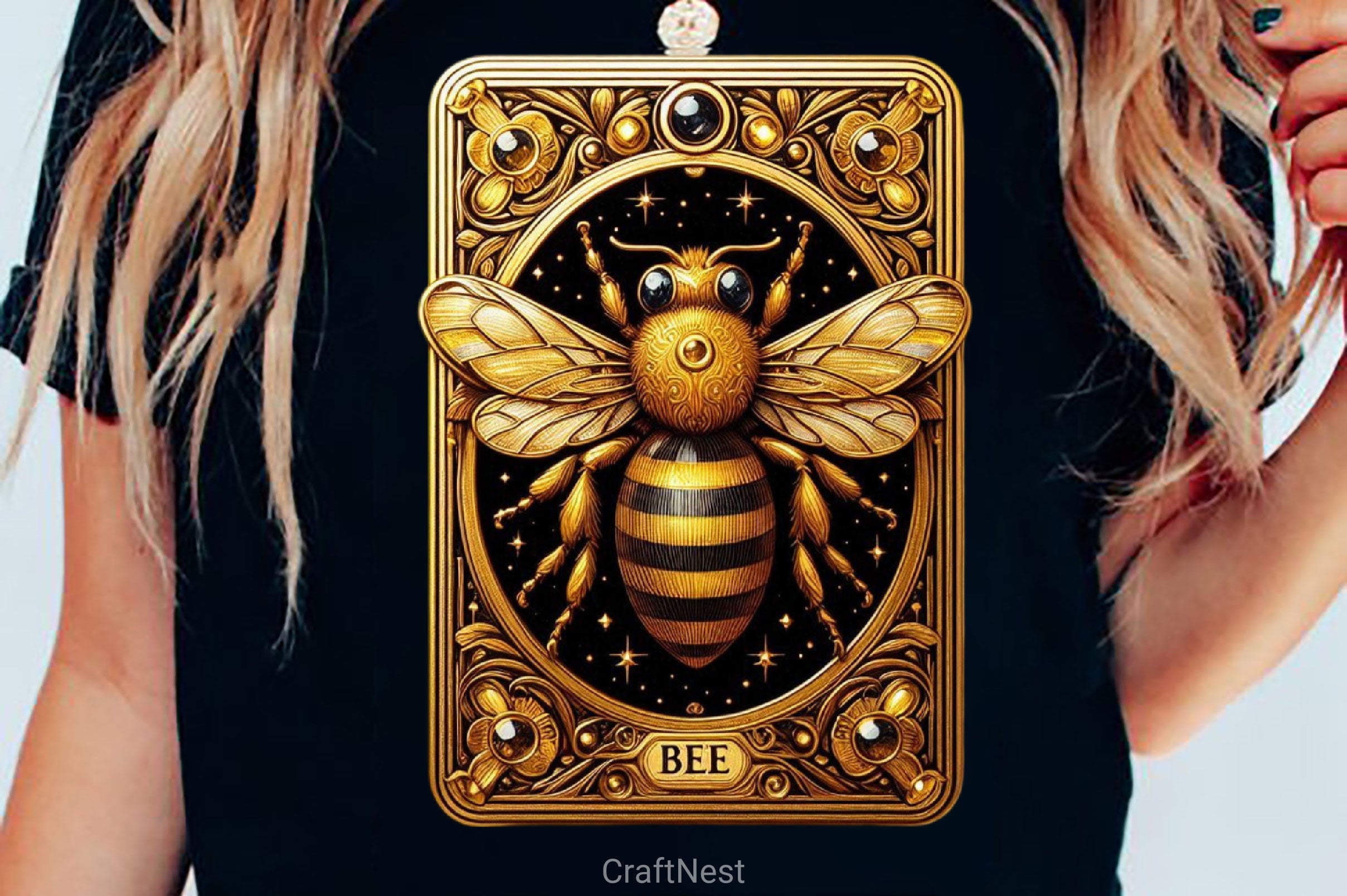 Honey Bee Tarot Card Clipart Bundle 14 - CraftNest - Digital Crafting and Art