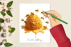 Honey Bees Clipart Bundle - CraftNest - Digital Crafting and Art