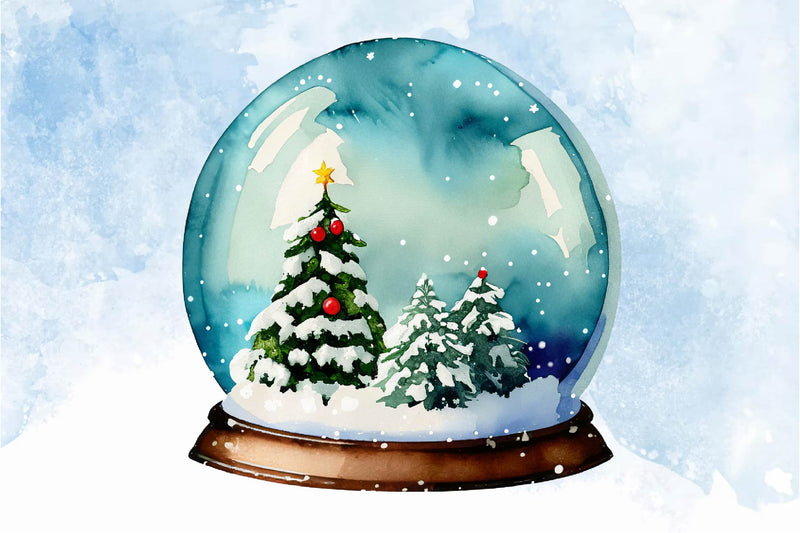 Snow Globe Clipart Bundle - CraftNest - Digital Crafting and Art
