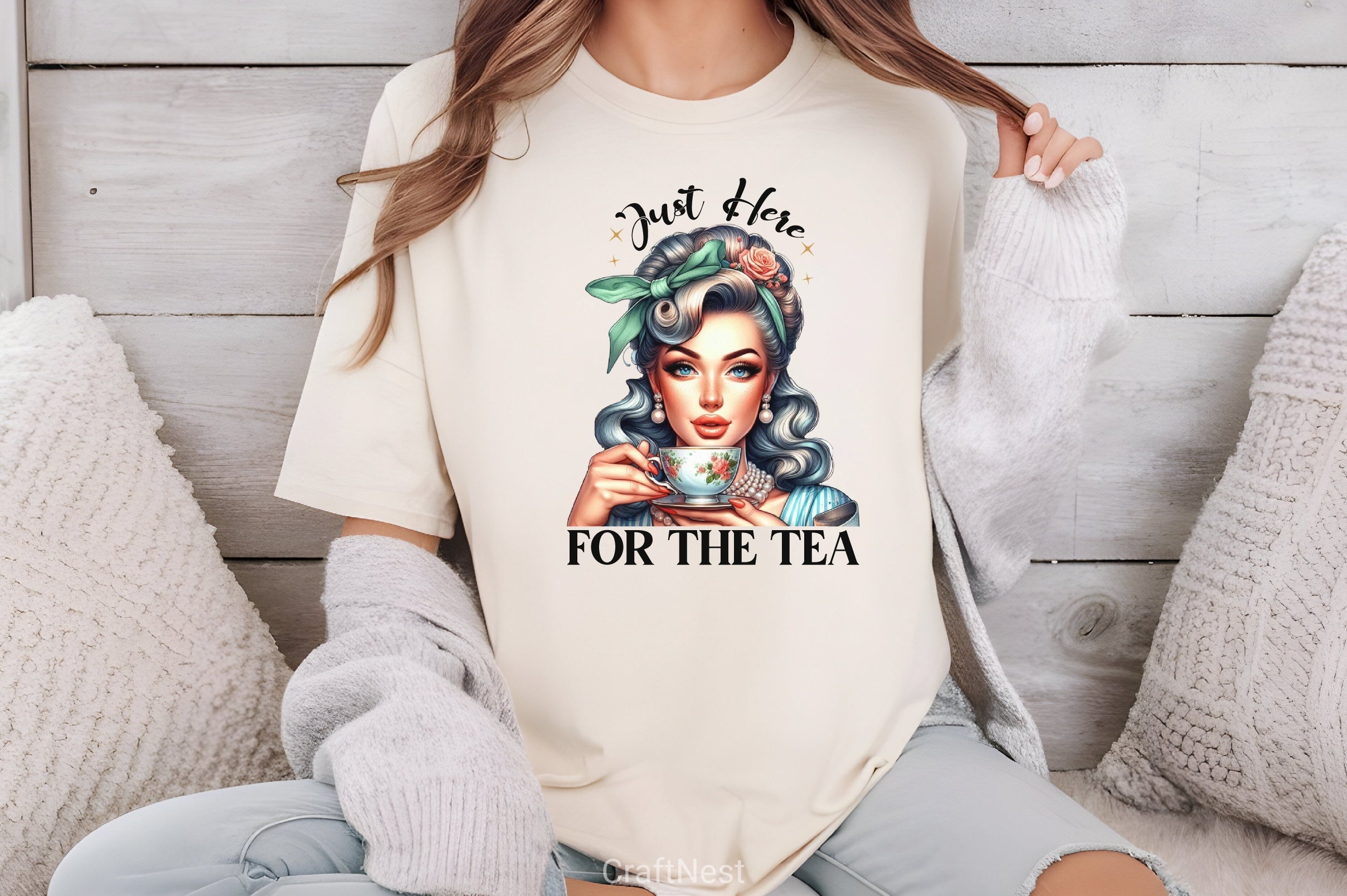 Just Here For The Tea Clipart Bundle 5 - CraftNest - Digital Crafting and Art