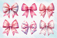 Pink Bow Clipart Bundle - CraftNest - Digital Crafting and Art