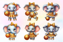 Cute Baby Elephant Clipart Bundle 2 - CraftNest - Digital Crafting and Art
