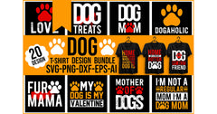 Dog T-Shirt Bundle 3 - CraftNest - Digital Crafting and Art
