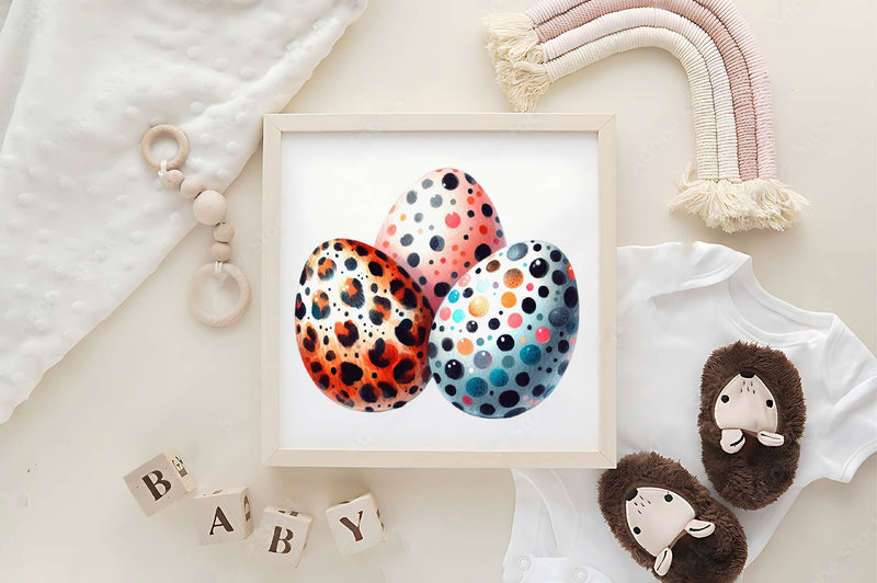 Baby Leopard Egg Clipart Bundle - CraftNest - Digital Crafting and Art