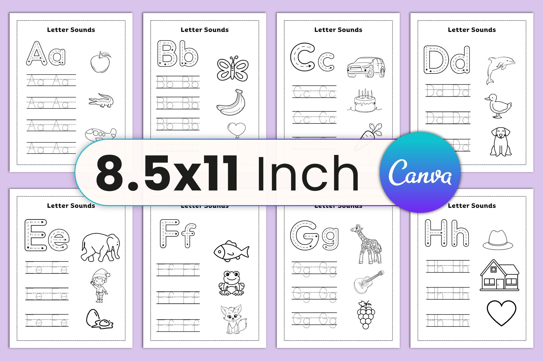 Alphabet Preschool Learning Planner for Kids